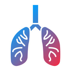 Fototapeta premium Vector Design Lungs Icon Style