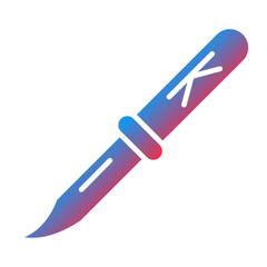 Vector Design Knife Icon Style