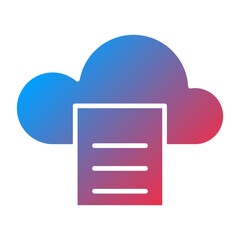 Vector Design Data Storage Icon Style