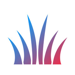 Vector Design Grass Icon Style
