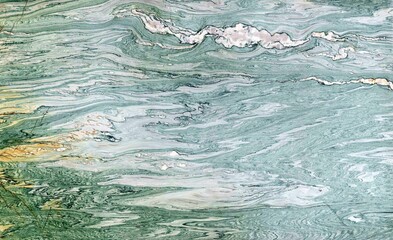 Green marble texture background, natural stone for wall and floor