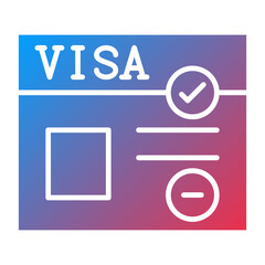 Vector Design Visa Icon Style