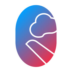 Vector Design Plane Window Icon Style