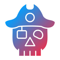 Vector Design Pirate Icon Style