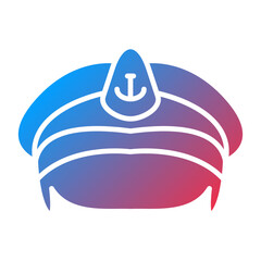 Vector Design Sailor Hat Icon Style