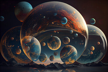 The concept of a multiverse refers to the idea that our universe