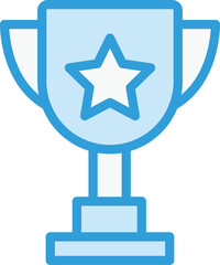 Trophy Vector Icon Design Illustration