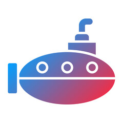 Vector Design Submarine Icon Style