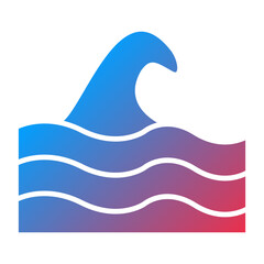 Obraz premium Vector Design Wave Icon Style