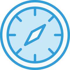 Compass Vector Icon Design Illustration
