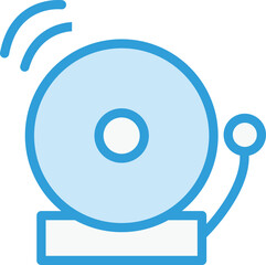 School Bell Vector Icon Design Illustration