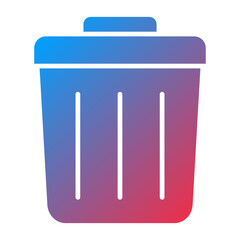 Vector Design Trash Bin Icon Style