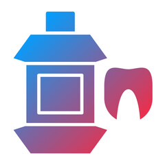 Vector Design Mouthwash Icon Style