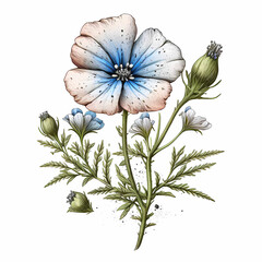 Fototapeta premium nemophila flower