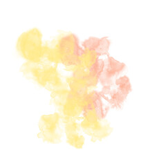 background watercolor yellow and red