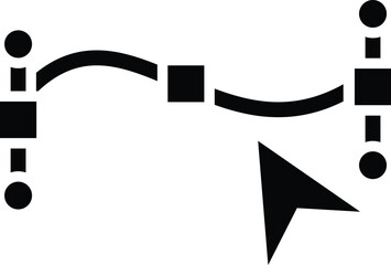 Path point Vector Icon Design Illustration