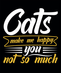 Cat t-shirt design, Cat Lovers SVG T-Shirt Design, Cat quotes design for card, mug, banner and t-shirt.