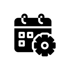 calendar glyph icon