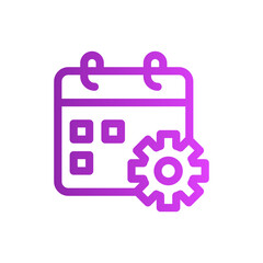 calendar gradient icon