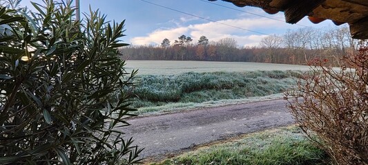 sunrise in the mountains