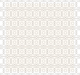 Seamless flat textile pattern ethnic background with elements