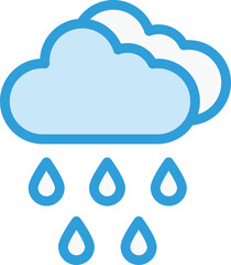 Rain Vector Icon Design Illustration