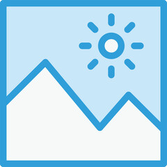 Picture Vector Icon Design Illustration