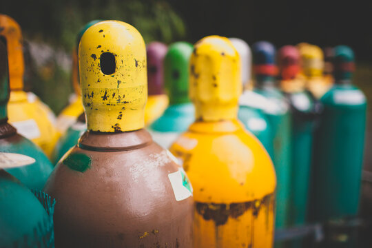Propane gas cylinders