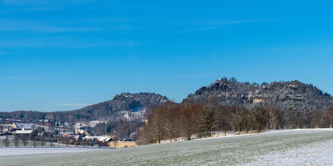 Winter in der Sächsischen Schweiz