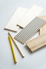 Manufacture of pencils. Drawing artist supplies