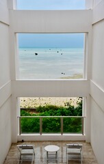 A beautiful view from a hotel in  Miyakojima island of Okinawa, Japan