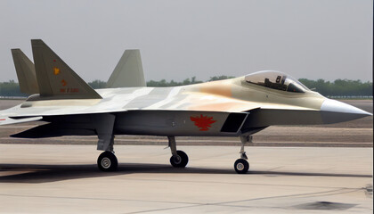 Fototapeta na wymiar 隐形战斗机 - Chinese Stealth Fighter