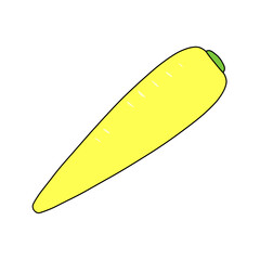 黄色のニンジン