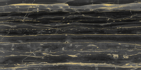 Black marble background, Use for counter tops and floor, Dark grey marble floor and wall tile, Natural granite stone in golden vain, high resolution illustration