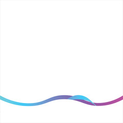 Gradient Abstract Footer