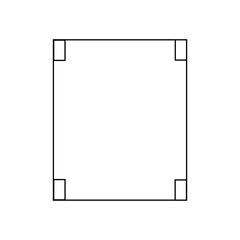 Decorative line art frames for design template. Lace illustration for invitations and greeting cards. Circle leaf frame vector.	