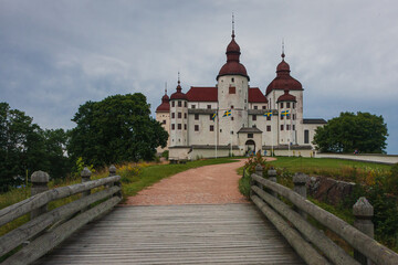 The view to medieval Lacko Castle