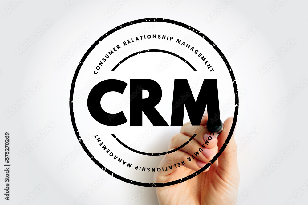 Poster crm consumer relationship management - combination of practices, strategies and technologies that co