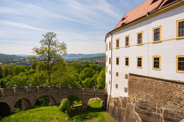 Fototapeta na wymiar Castle in Decin, Czech Republic