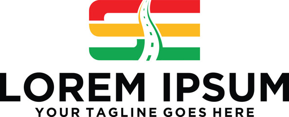 Trafic Signal Highway letter SE logo