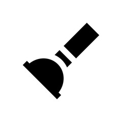 plunger glyph icon