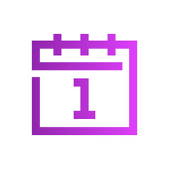 labour day gradient icon