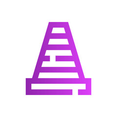 labour day gradient icon