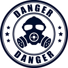 Danger warning vector sign