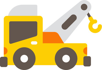 Vector Illustration of Tow Truck