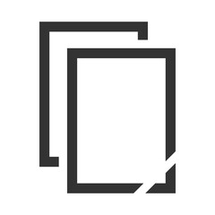 Blank paper icon