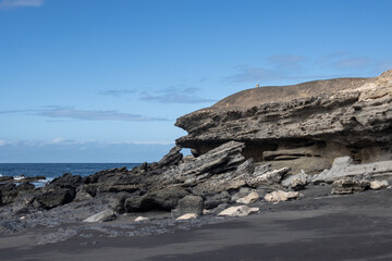 Atlantic ocean coast, Playa de las Hermosas, Fuerteventura