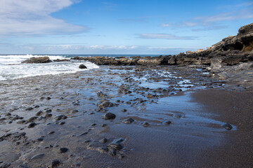 Atlantic ocean coast, Playa de las Hermosas, Fuerteventura
