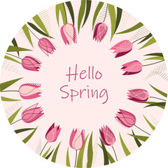 Spring flower background