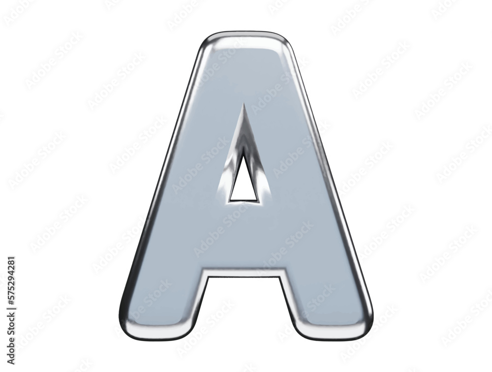 Aufkleber alphabet text effect 3d rendering vector illustration